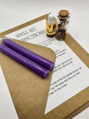 Mini Intention Spell Kit: Command & Intuition Ritual with Instructions